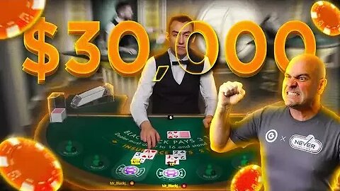 $30,000 Blackjack, my biggest bets on youtube @livecasinoguy6849