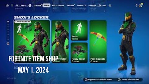 Fortnite Item Shop|May 1, 2024