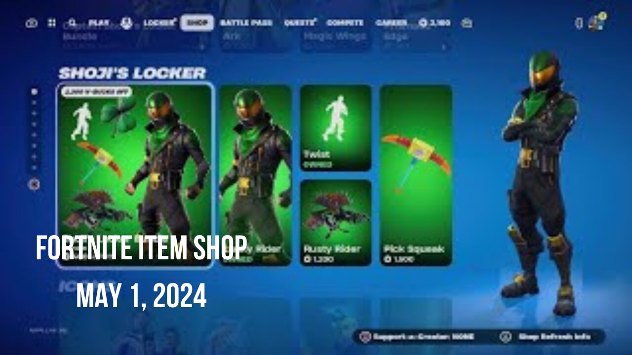 Fortnite Item Shop|May 1, 2024