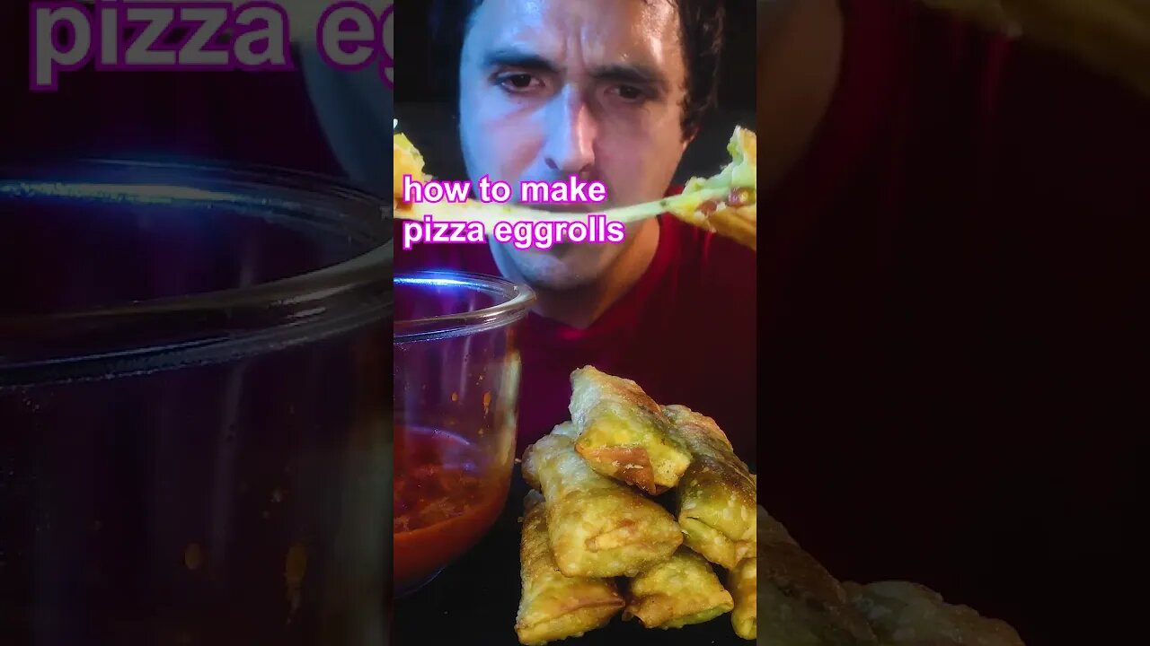 Gourmet Chef Makes Pizza Egg Rolls !