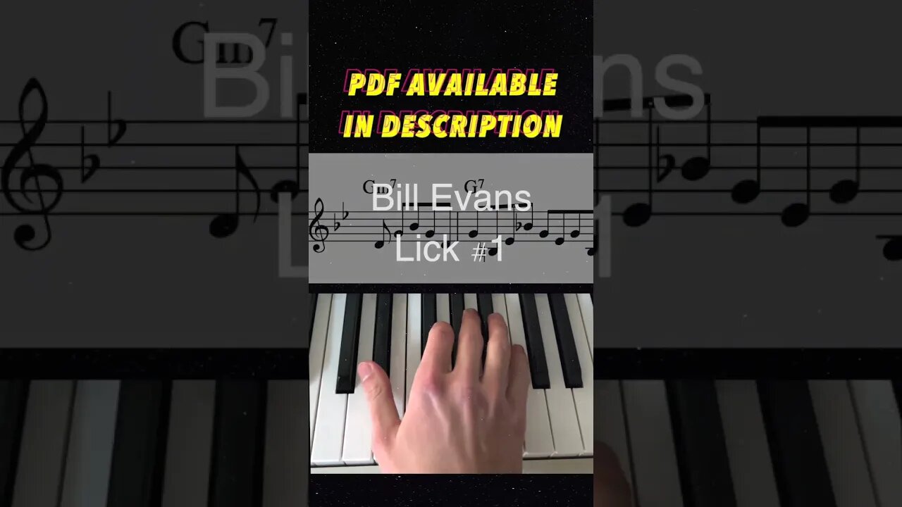 Bill Evans Lick #1