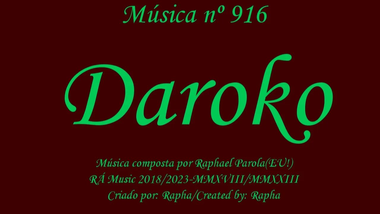 Música nº 916-Daroko