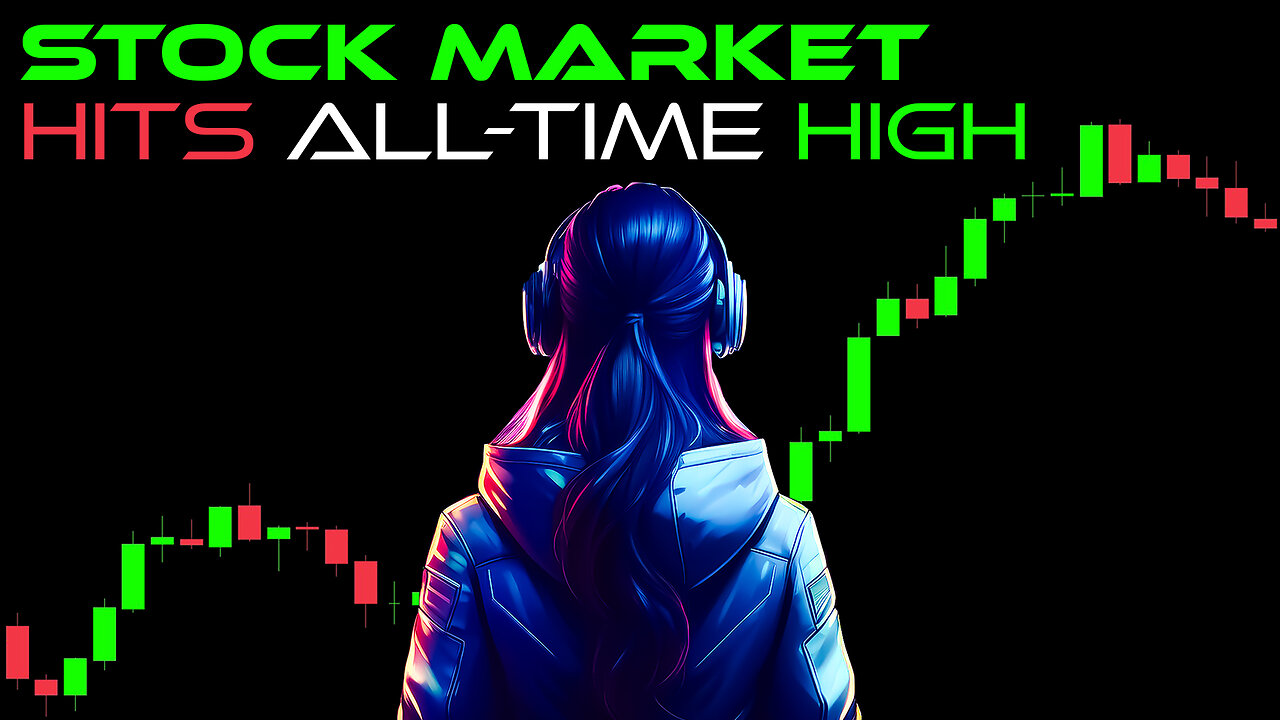 Stock market hits all time record highs | +$200 win trading the NASDAQ