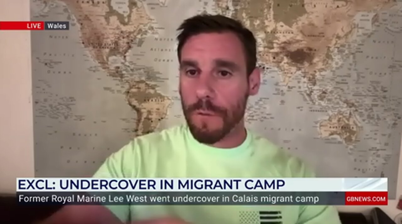 Brit (Lee West) Infiltrates Calais-migrant-camp to Study Smuggled illegal