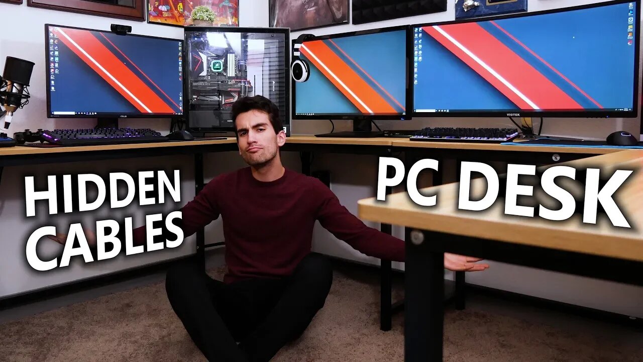 Budget Computer Desks & Cable Management!