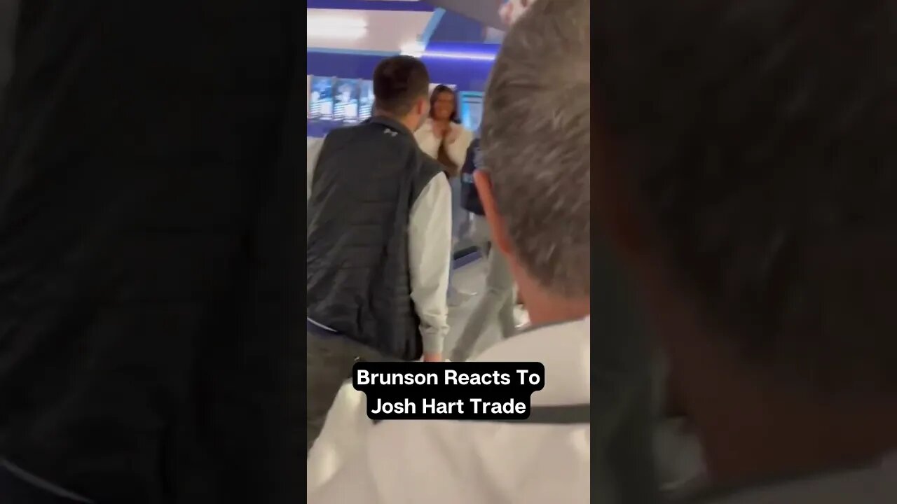 Jalen Brunson's Reaction To Josh Hart Trade