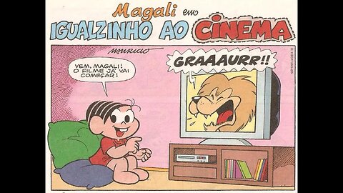 Magali em-Igualzinho ao cinema | Gibis do Rapha 2