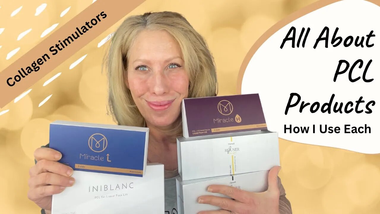 All About PCL Collagen Stimulators & The Way I Use Each Product