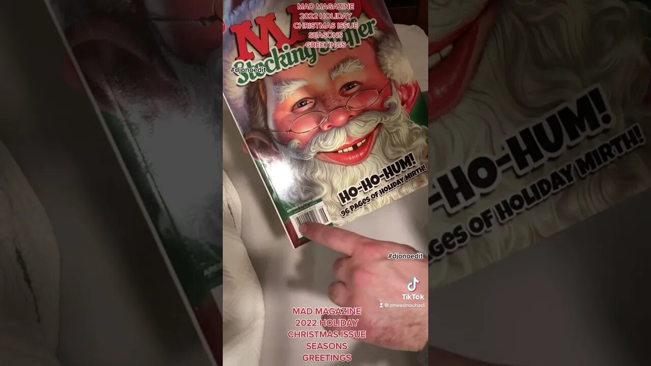 Join me in Live Mad Magazine 2022 Stocking Stuffer #djonoedit #stephaniemouhadi #funny