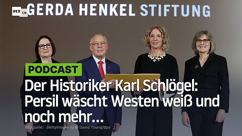 Der Historiker Karl Schlögel: Persil wäscht Westen weiß und noch mehr...