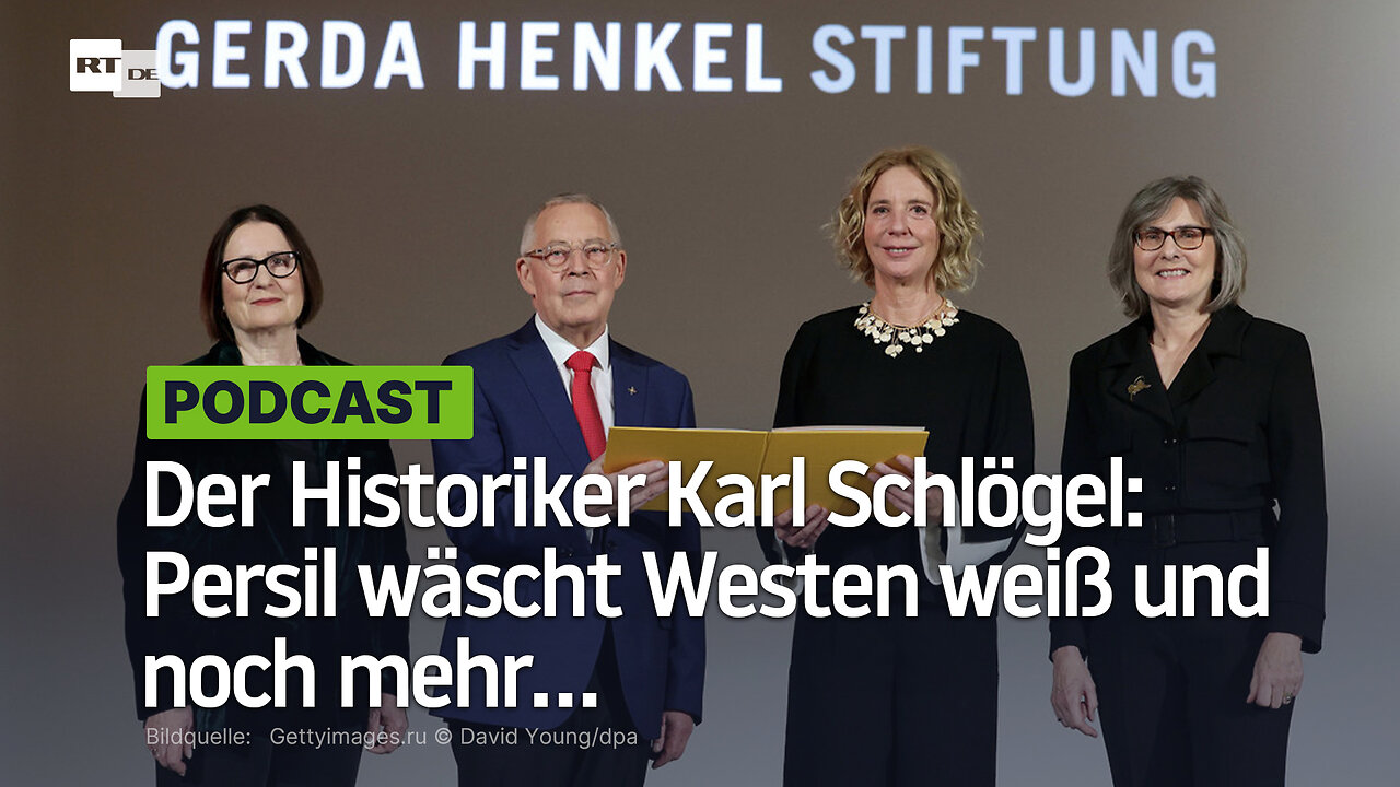 Der Historiker Karl Schlögel: Persil wäscht Westen weiß und noch mehr...