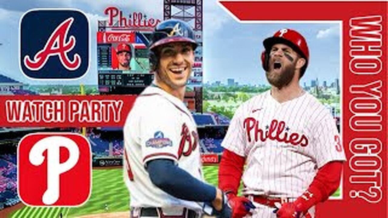 Atlanta Braves vs Philadelphia Phillies | Live Play by Play & Reaction Stream 3D Sim | MLB 24 GM 134