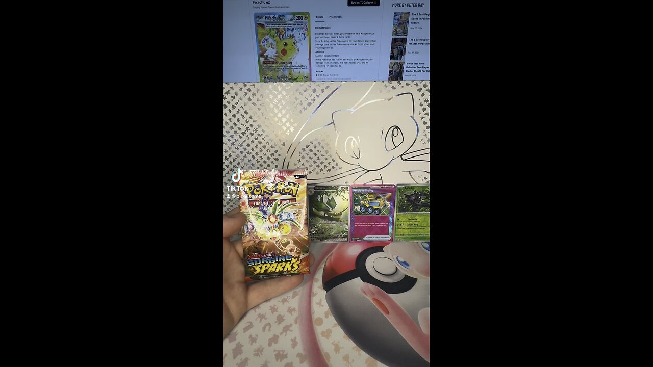 Pokemon Surging Sparks - I Pulled A Rare Holo Rabsca! #pokemon