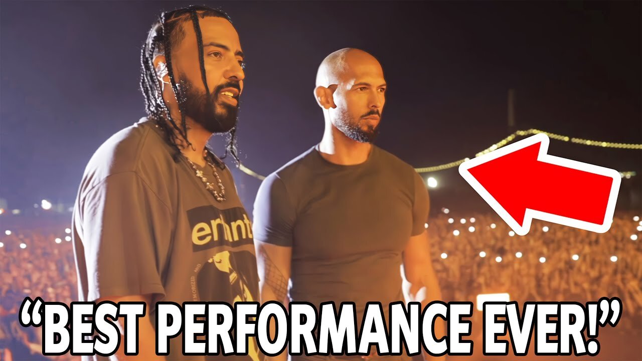 Αndrеw Τаtе PERFORMS At $25M RoRo Festival With French Montana