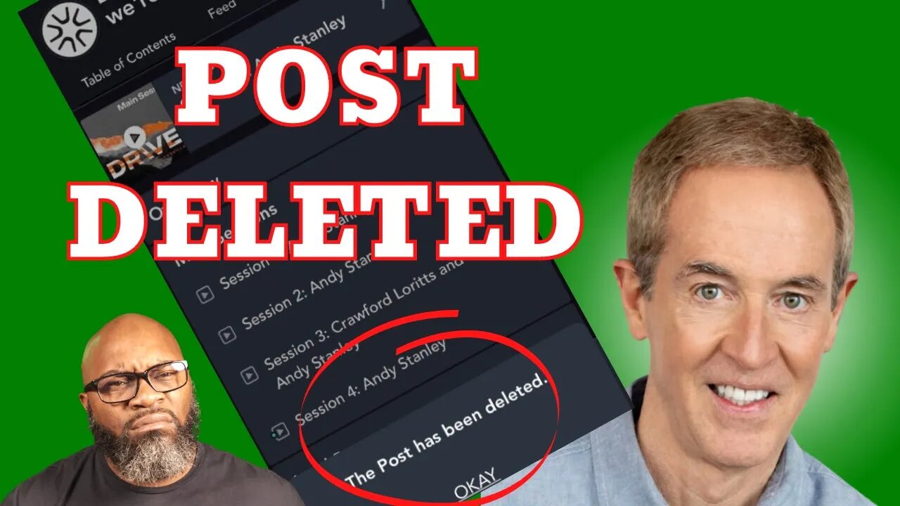 Did North Point Community Church remove the video of Andy Stanley affirming homosexuals?