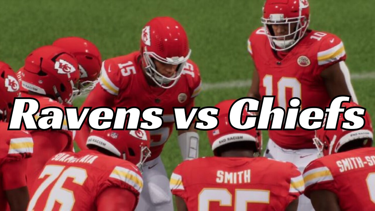 Ravens vs Chiefs Madden 25 Ai SIM (PS5, HD)