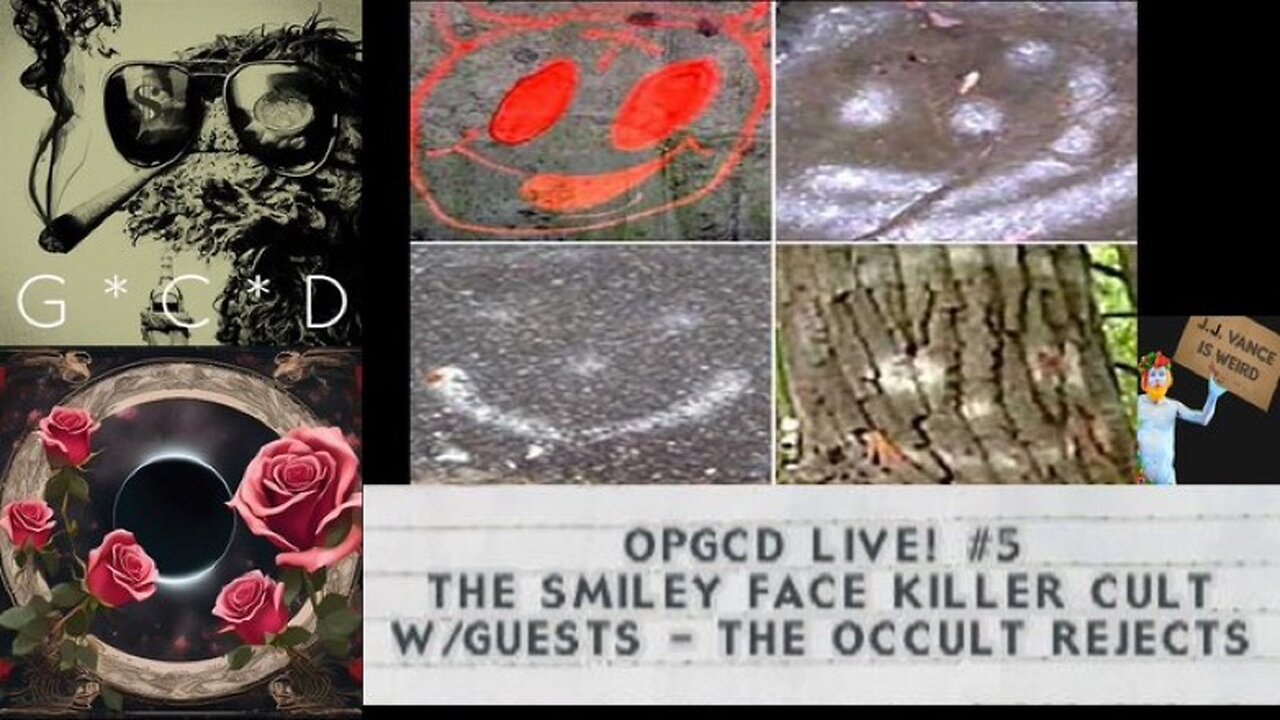 OpGCD Live! #5 - The Smiley Face Killers Cult - w/guests Occult Rejects