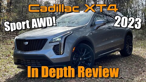 2023 Cadillac XT4 Sport AWD: Start Up, Test Drive & In Depth Review