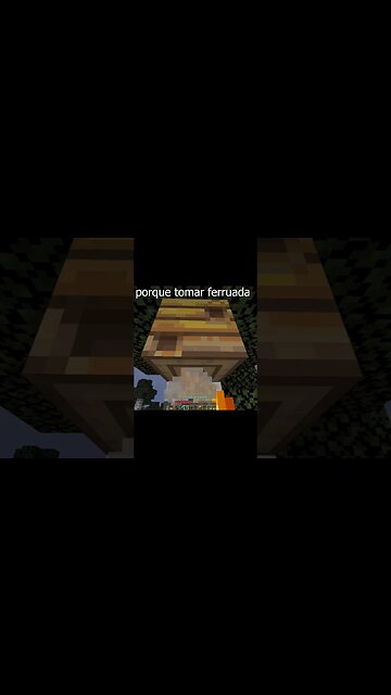 porque tomar ferrada quando posso... #minecraft #shorts