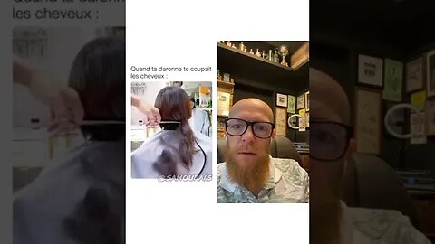 Hairdresser reacts to tik tok hair video #shorts