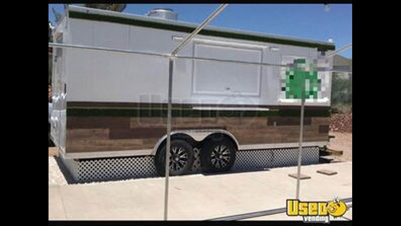 Like-New 2022 8.5' x 20' Titan Kitchen Food Concession Trailer with Pro-Fire Suppression