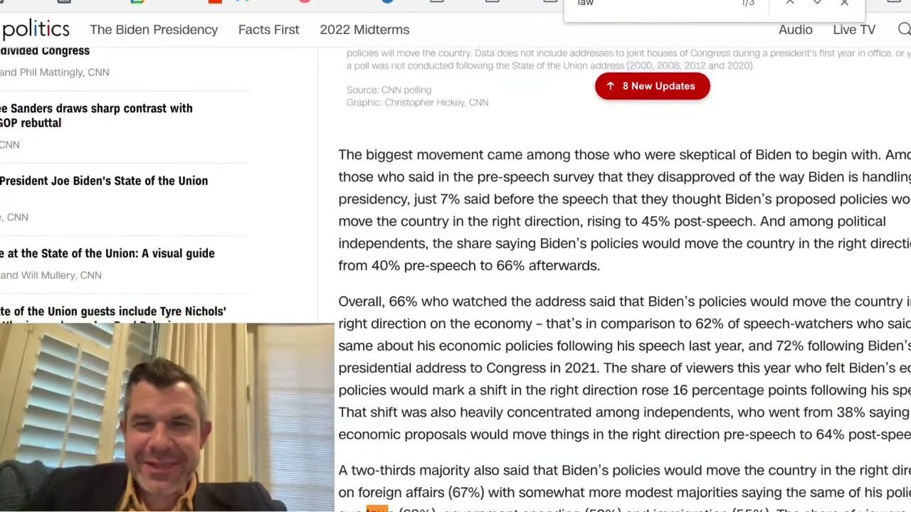 Biden's State of the Union 72% of viewers have positive reaction