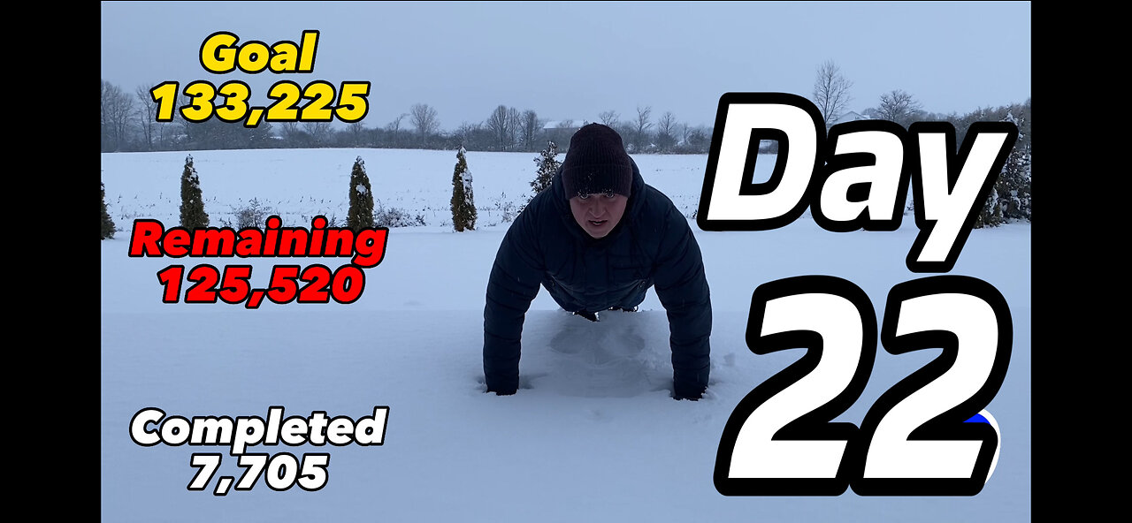 January 22nd. 133,225 Push Ups