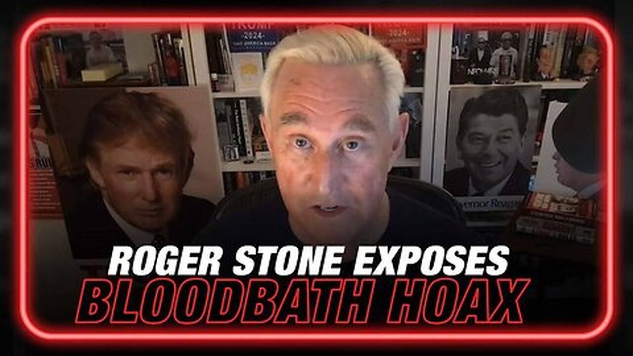 Alex Jones Roger Stone bloodbath info Wars show