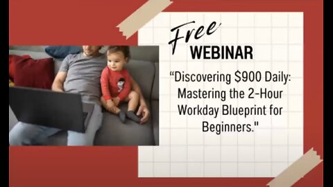 $900 Passive Daily - Learn the 2-Hour Workday Blueprint For Beginners - Digital Growth Community (Free Webinar)