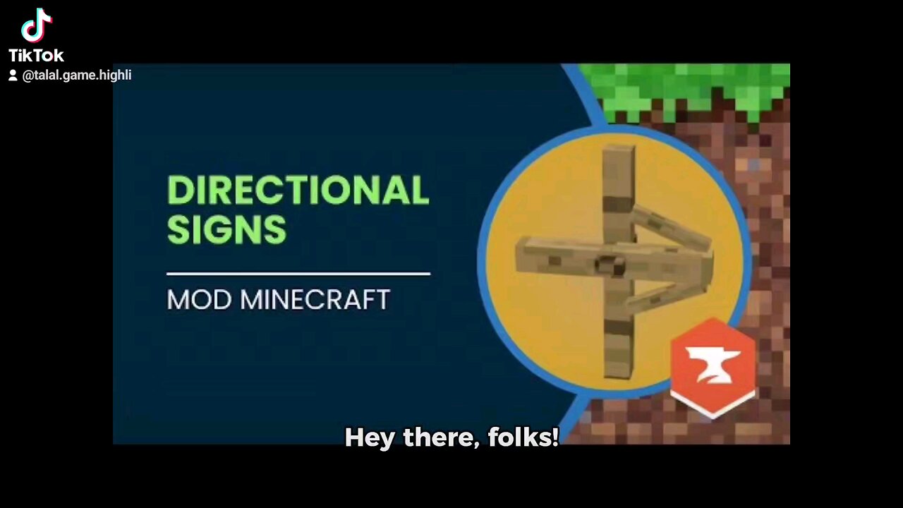 Directional Signs Mod Minecraft