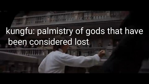 kung fu: the sacred science of Buddhist palms