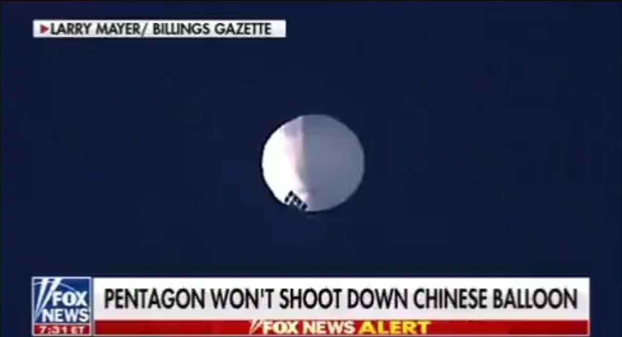 China Spy Balloon Floats Over Montana And Pentagon Won't Shoot It Down