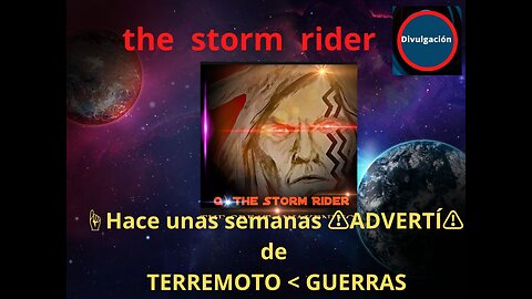 ☝️Hace unas semanas ⚠️ADVERTÍ⚠️ de >. TERREMOTO < GUERRAS