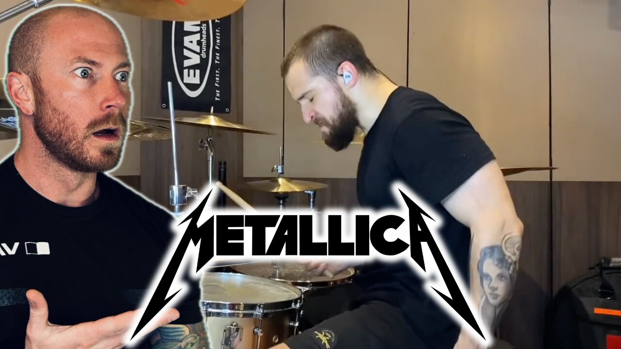 Drummer Reacts To - ELOY CASAGRANDE - BATTERY (METALLICA COVER) Drums Only