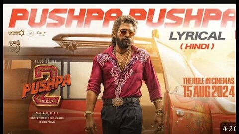 Pushpa pushpa (lyrical )- pushpa 2 the real