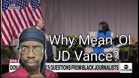 Why did you choose JD Vance for Vice President? Trump Interview w/ 3 Ebonies of the NABJ part 2