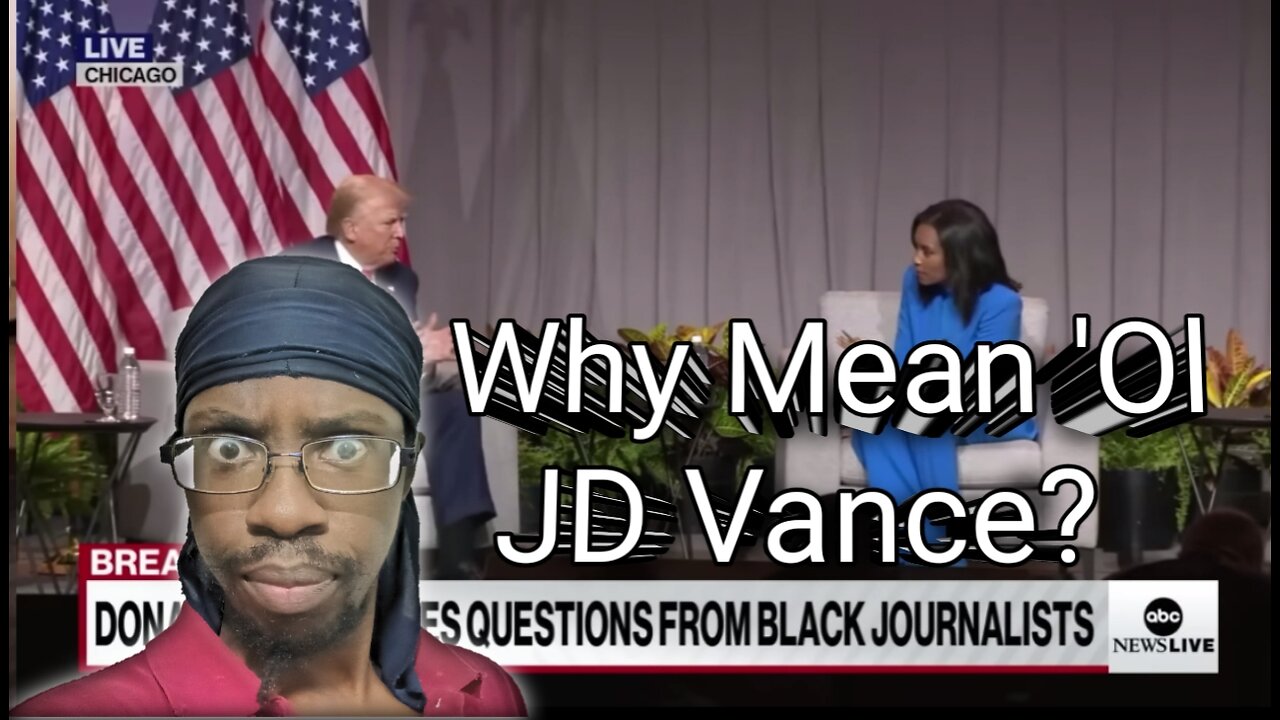 Why did you choose JD Vance for Vice President? Trump Interview w/ 3 Ebonies of the NABJ part 2