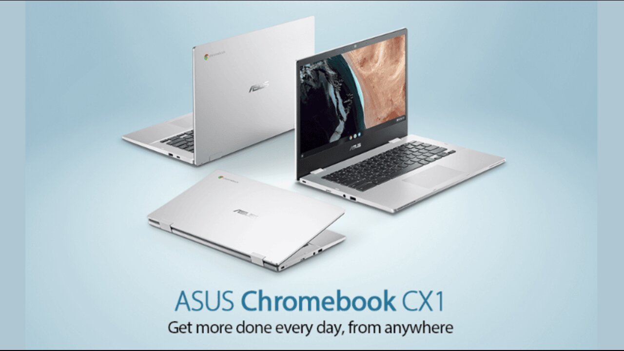 ASUS Chromebook CX1, 14" FHD, Intel® Celeron N4500 Processor