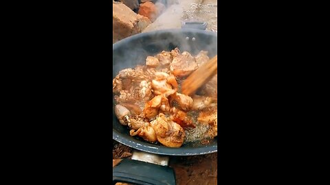 Pakistan's most famous Chicken Kadhahi by dividing it into spices