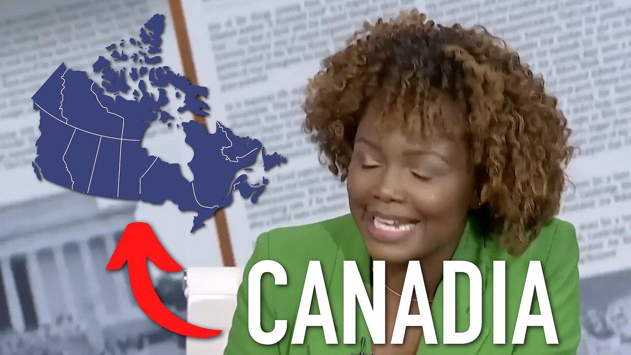 Karine Jean-Pierre Calls Canada "CANADIA" on MSNBC