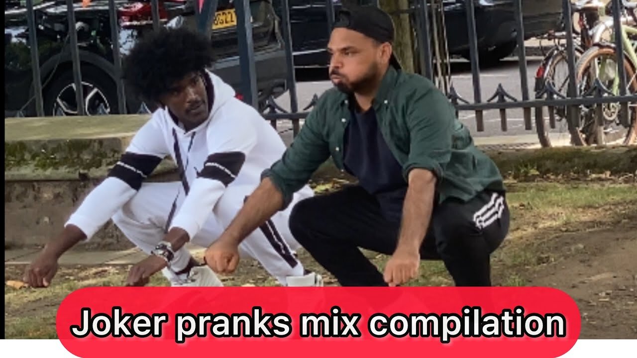 Public prank amazing reaction compilation joker pranks2024//🤣🤣🤣#funny