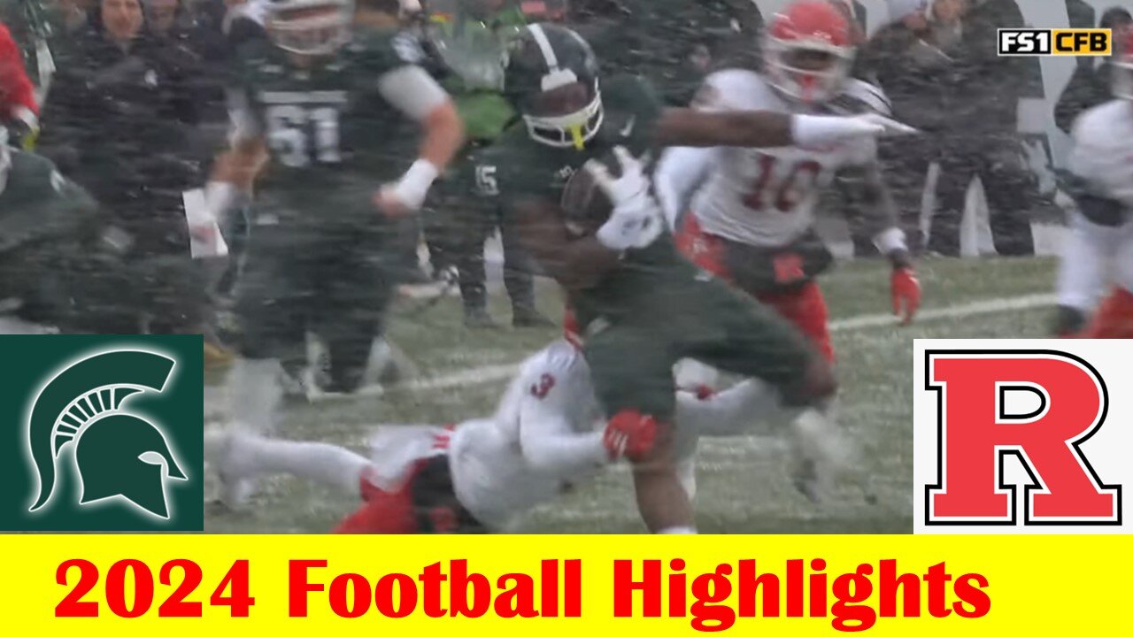 Rutgers vs Michigan State Football Game Highlights 11 30 2024