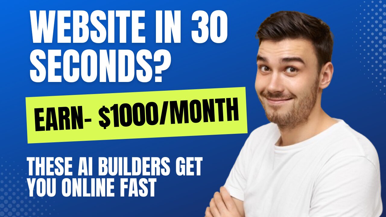 Build a Website in Minutes! Top 3 AI Website Builders (No Coding Required)