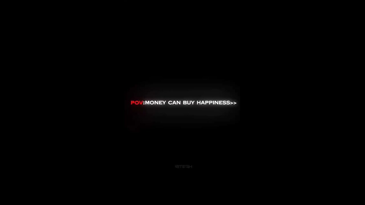 money can buy happyness..