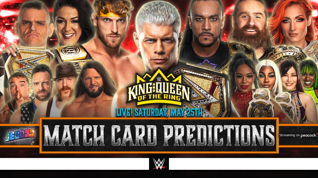 WWE King and Queen of the Ring 2024 - Match Card Predictions