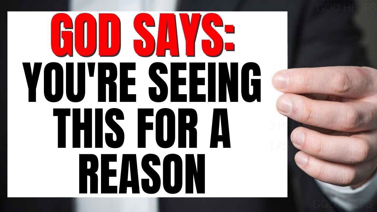 God Says 👉👉👉 There Is a Reason You're Seeing This! | Gods Urgent Message To You