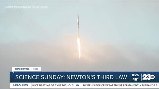 Science Sunday covering Newton's third law