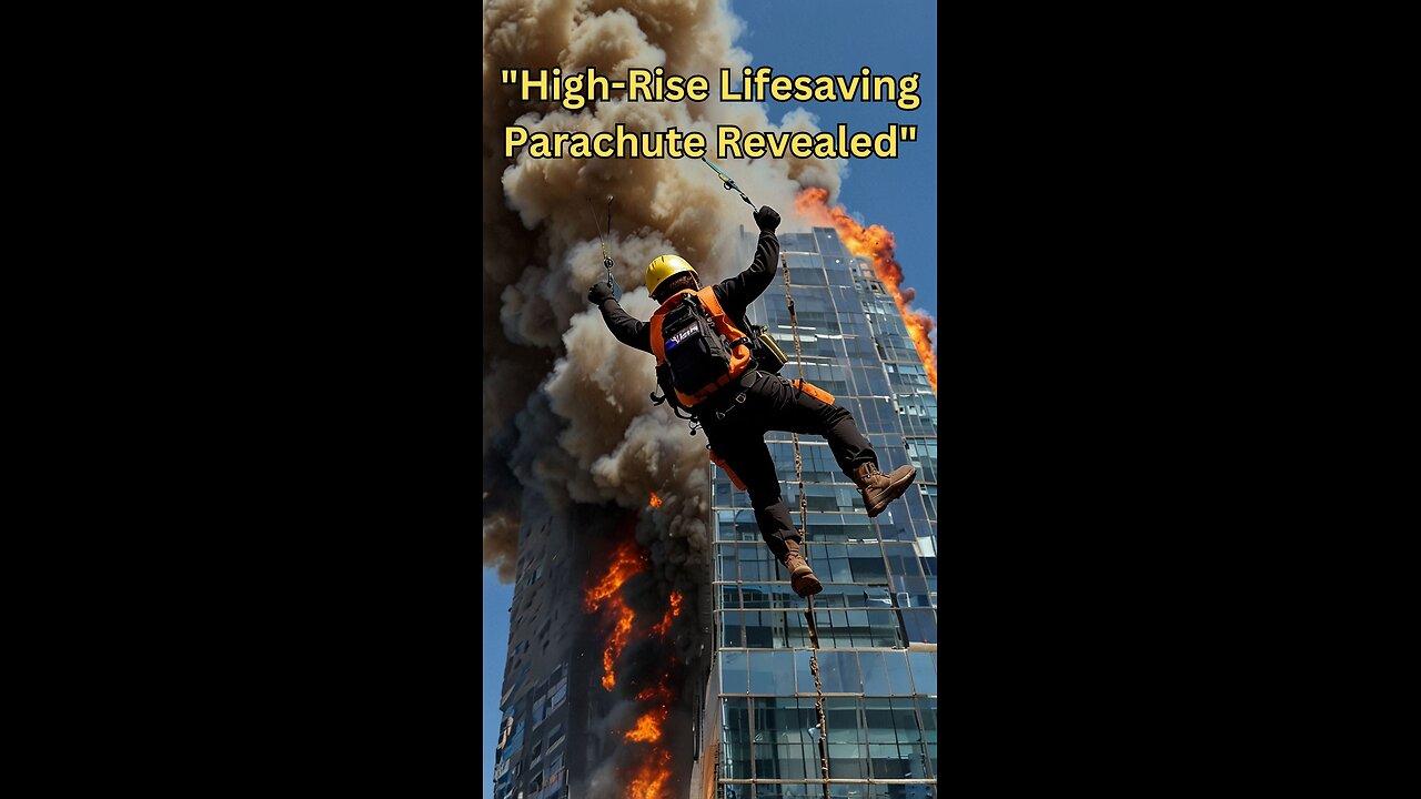 "Survive Any High-Rise Fire with Skysaver Parachute!"