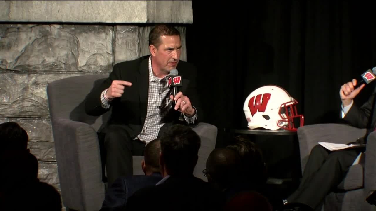 Badgers head coach Luke Fickell talks recruiting in Wisconsin