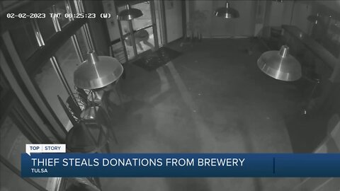 Thief Steals Donations from Brewery